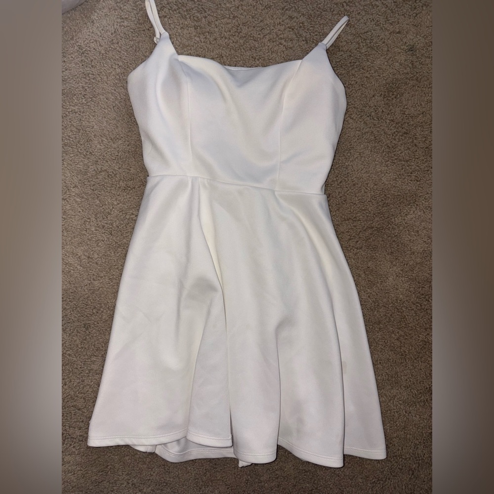 Trixxi White Strapless Dress